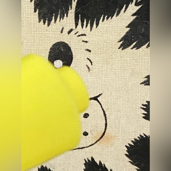 90s Christmas Cat Mitt potholder placemat SET quilted Holiday LOT Vintage Franco - Picture 8 of 16